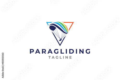 Paragliding Logo Design