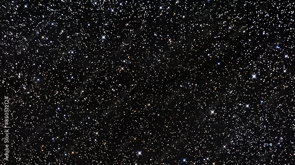 Close-up of a starry night sky, dense clusters of stars, deep black background, high resolution. Close-up of a starry night sky, dense clusters of stars, deep black background, high resolution.