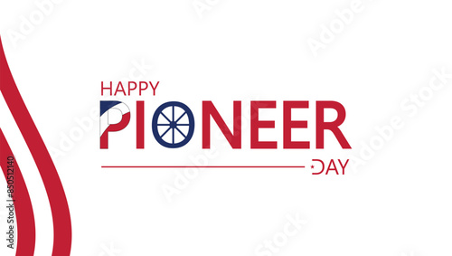 Celebrate Pioneer Day with a Stunning Banner Poster Design