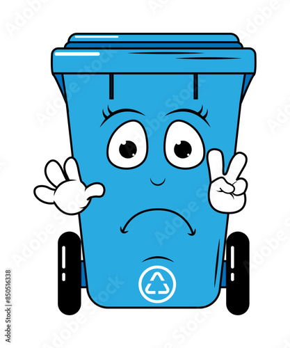 Garbage Bin Cartoon