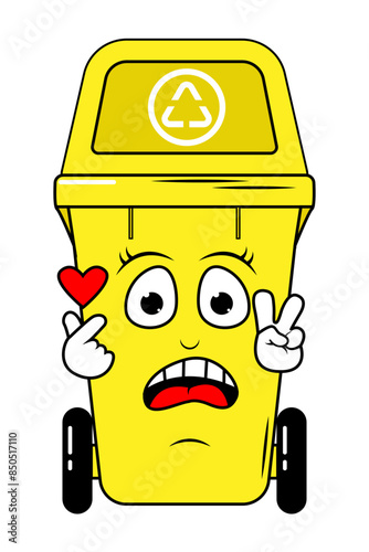 Garbage Bin Cartoon