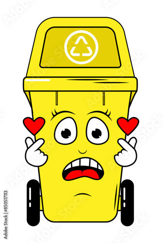 Garbage Bin Cartoon