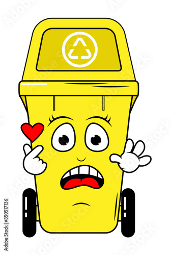 Garbage Bin Cartoon