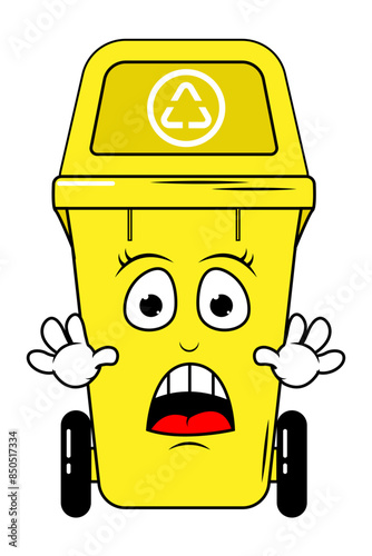 Garbage Bin Cartoon