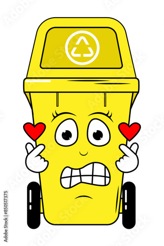 Garbage Bin Cartoon