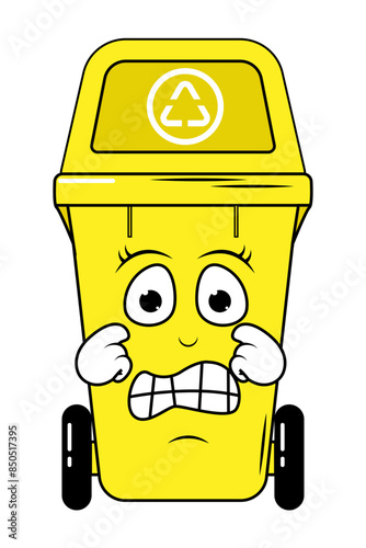 Garbage Bin Cartoon