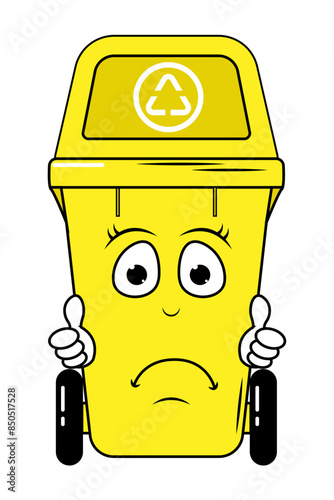Garbage Bin Cartoon