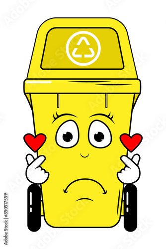 Garbage Bin Cartoon