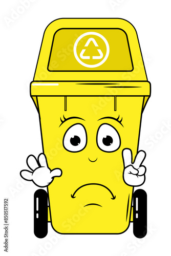 Garbage Bin Cartoon