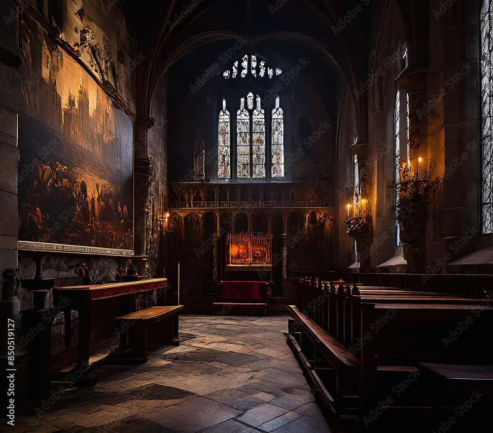 Fototapeta premium interior of church