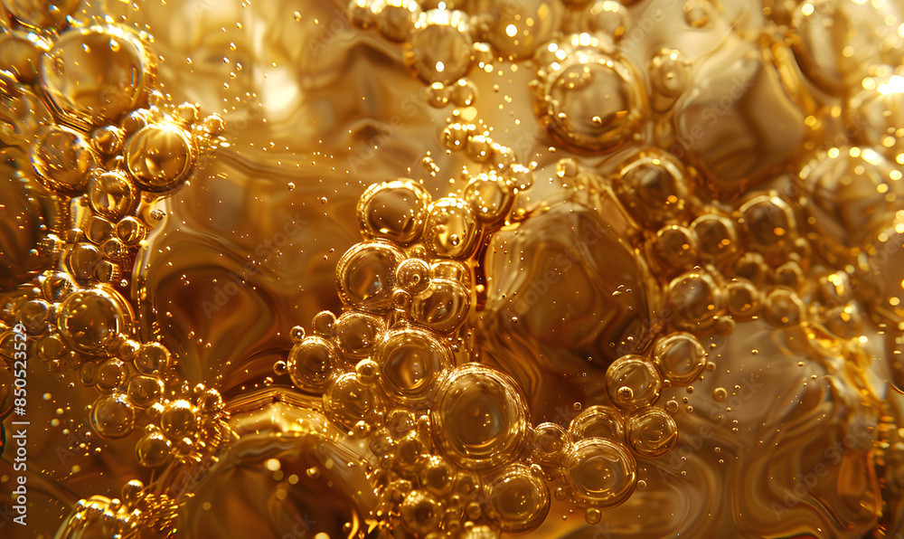3D background of water biological and organic glass technology molecules About beauty and cosmetic skin