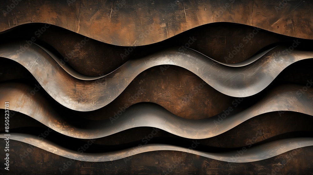 Abstract Wavy Metal Texture, Industrial Rusty Steel Background
Abstract Wavy Metal Texture, Industrial Rusty Steel Background