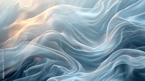 Abstract flowing fabric background