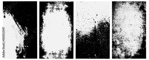 Wallpaper Mural Set of grunge textures. vector Torontodigital.ca