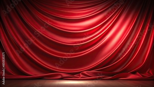 Red gradient background with toned silk drapery backdrop , red, gradient, background, toned, silk, drapery, backdrop
