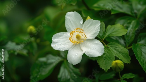 High quality photograph of a white Walidda antidysenterica flower