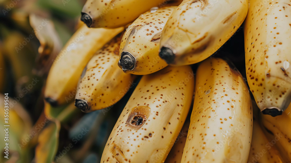 a group of peeled bananas sitting next to each other