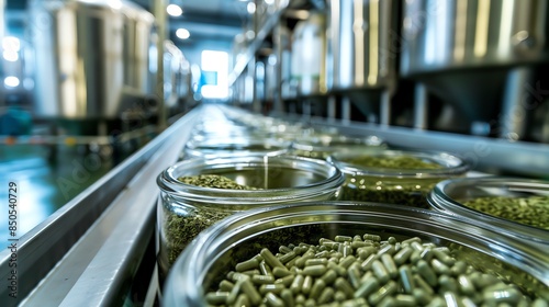 A herbal medicine manufacturing plant