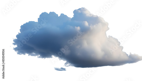 Weather design template,3D illustration of cloud isolated on transparent background
