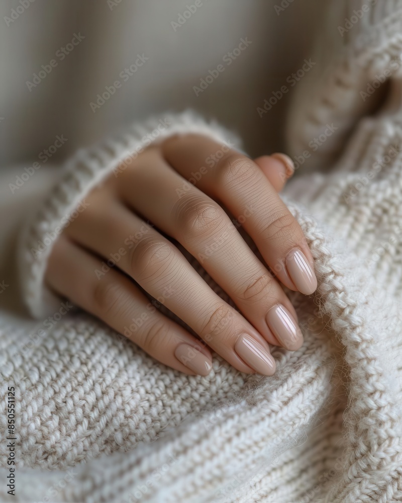 A close-up of healthy skin and well-manicured nails, highlighting the importance of beauty and self-pampering. A close-up of healthy skin and well-manicured nails, highlighting the importance of beauty and self-pampering.