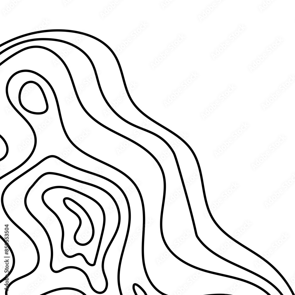 Topography Line Corner Topography Line Corner
