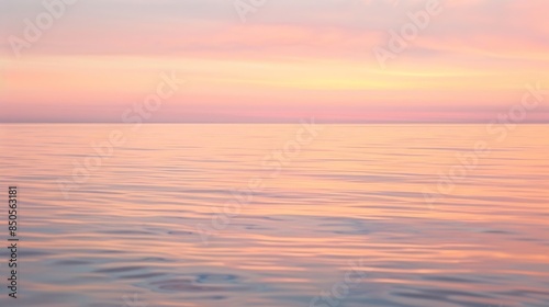 Baltic sea at sunset Dramatic sky with glowing golden pink clouds reflections in the water Lighthouse Setting sun Epic seascape Abstract natural pattern texture background concept imag : Generative AI