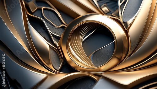 background with gold