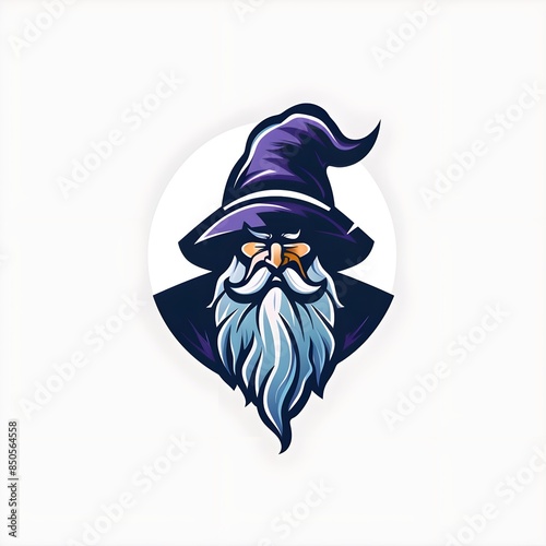 esports logo simple wizard photo