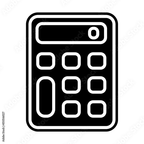 Calculator glyph icon