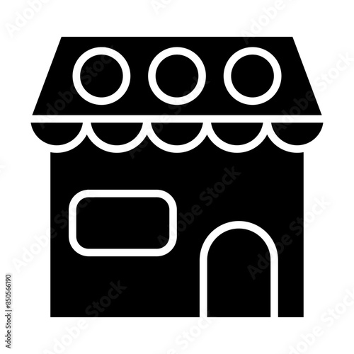 Shop glyph icon