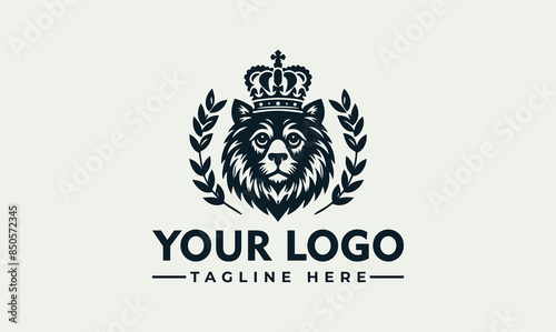 Royal Pet Vector Logo Symbolize Pampering, Affection, and Unwavering Loyalty: Majestic Royal Pet Vector Logo A Timeless Design for Pet Care, Animal Products, and Veterinary Brands