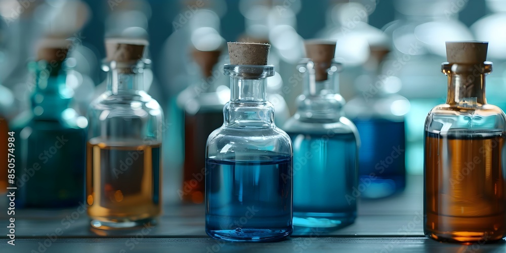 Background with potion bottles for magical or fantasythemed design projects. Concept Fantasy Design, Potion Bottles, Magical Theme, Backgrounds, Creative Props