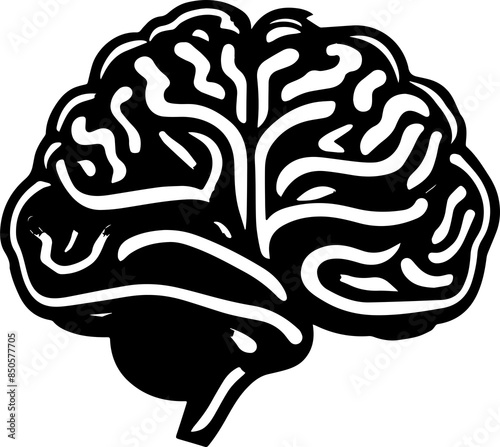 Human brain concept icon