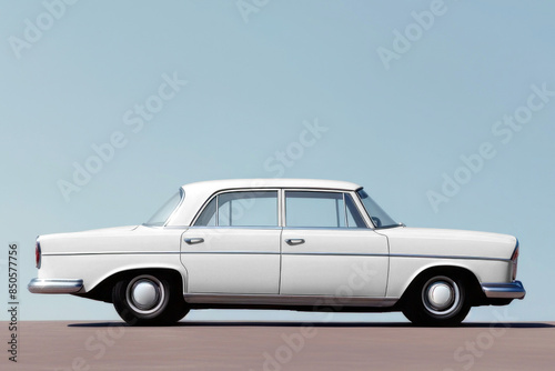 Vintage car png, transparent mockup © Rawpixel.com