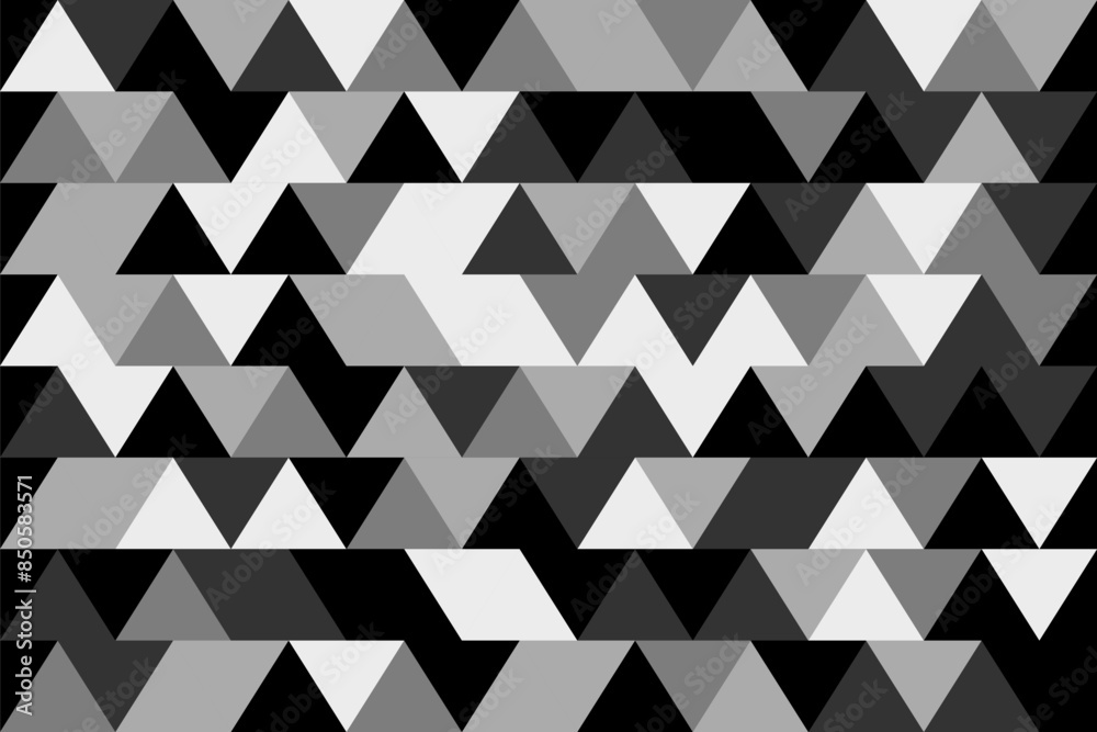 三角形が並んだ幾何学模様の背景イラスト 三角形が並んだ幾何学模様の背景イラスト