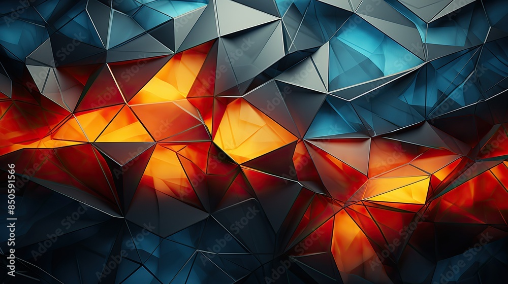Abstract polygons forming dynamic patterns Abstract polygons forming dynamic patterns