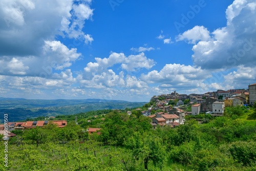 The village of Castelvetere sul Calore, Italy.