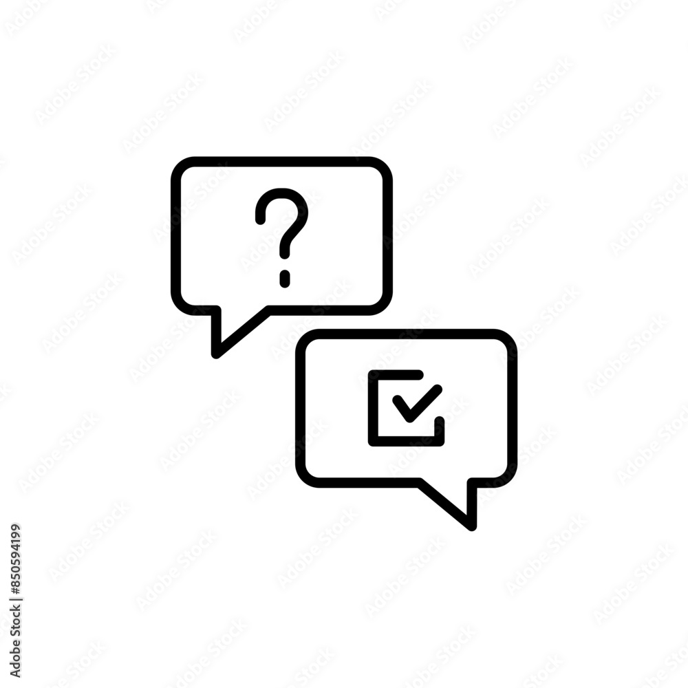 Online quiz outline icons, minimalist vector illustration ,simple transparent graphic element .Isolated on white background Online quiz outline icons, minimalist vector illustration ,simple transparent graphic element .Isolated on white background
