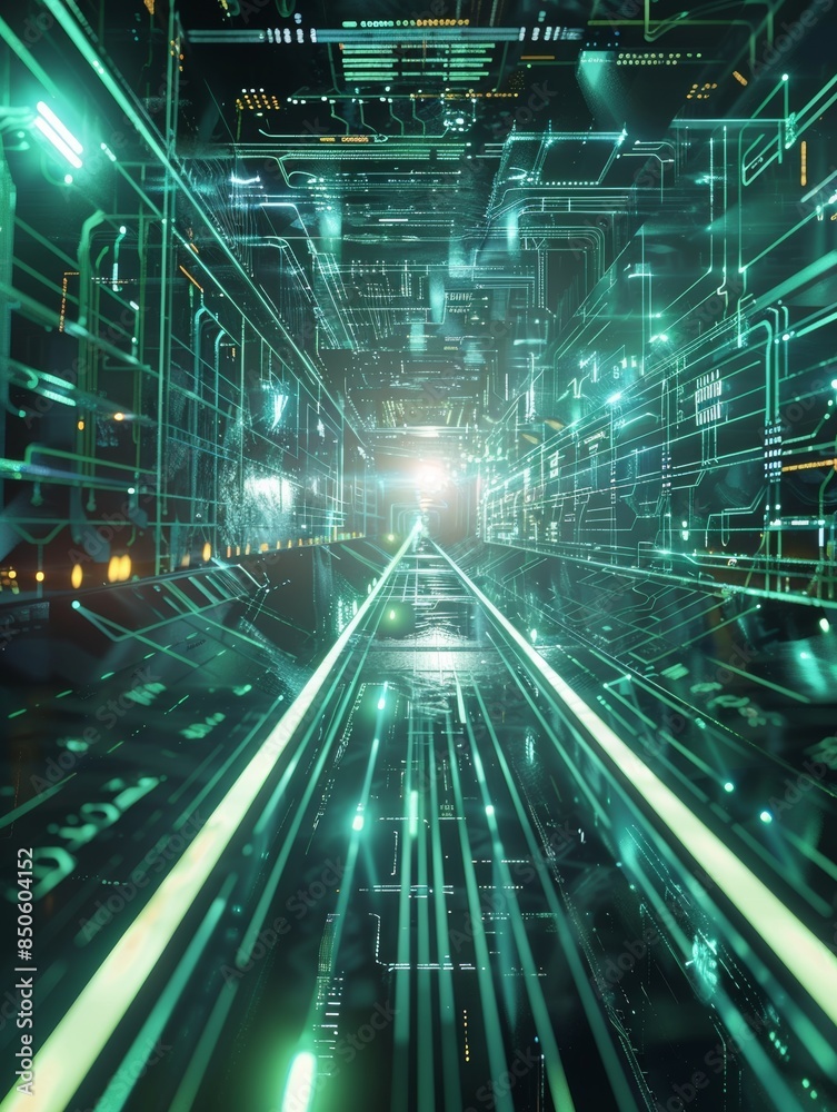Futuristic AI , write 