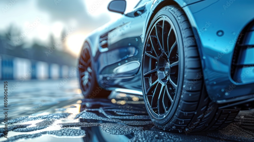 car tires flat design side view automotive animation Monochromatic Color Scheme