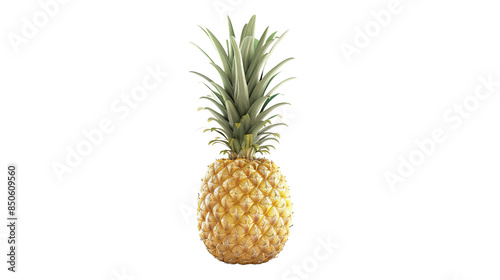 isolated pinapple on transparent png background