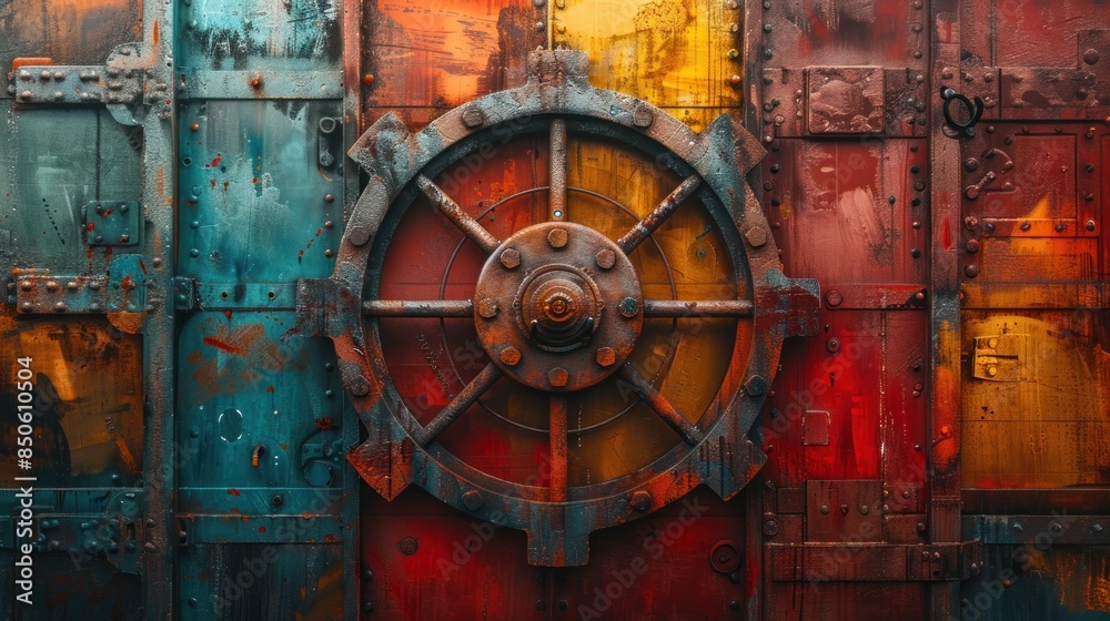 wheel flat design front view mechanical watercolor Triadic Color Scheme wheel flat design front view mechanical watercolor Triadic Color Scheme
