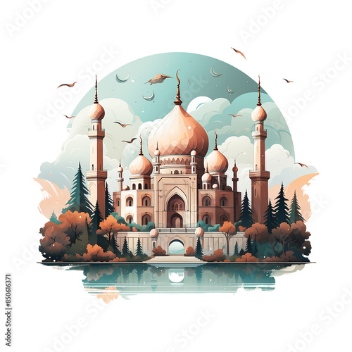 Ramadan on transparent background