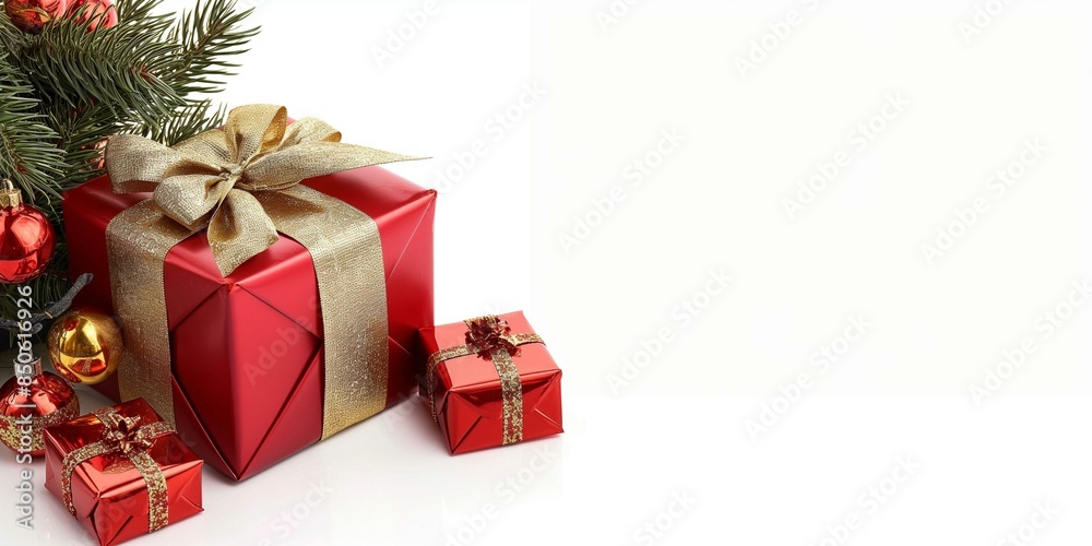 Obraz premium christmas gift boxes, ornament