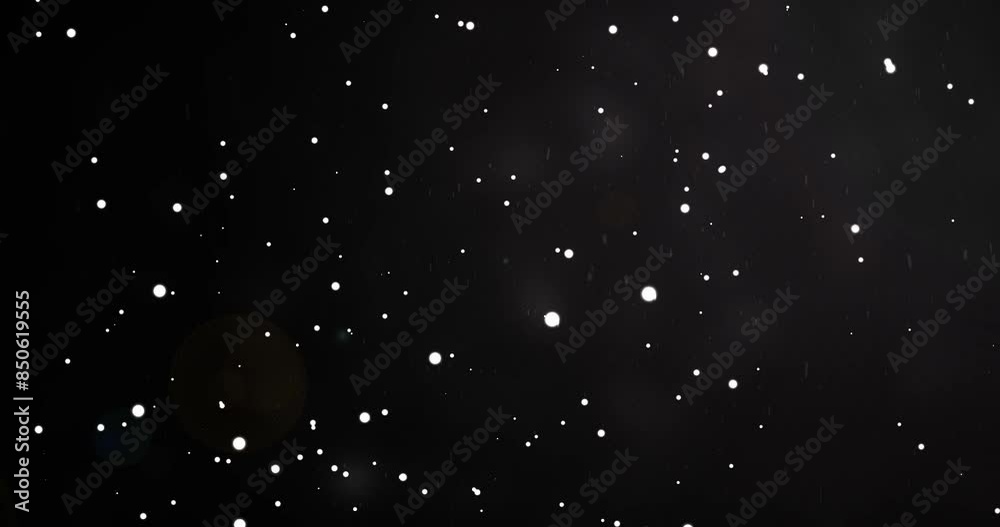 Natural organic air dust particles floating in the space dark lights background 4K. Glittering dirt atmospheric humidity moisture motion graphic. Mystical swirly overlay fairy dust realistic particles