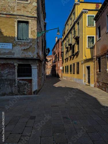 narrow street in old town