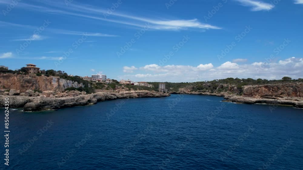 4K Aerial Drone video of a small fisherman town, a bay full of fishing boats with crystal clear turquoise water, Cala Figuera, Mallorca 4K Aerial Drone video of a small fisherman town, a bay full of fishing boats with crystal clear turquoise water, Cala Figuera, Mallorca
