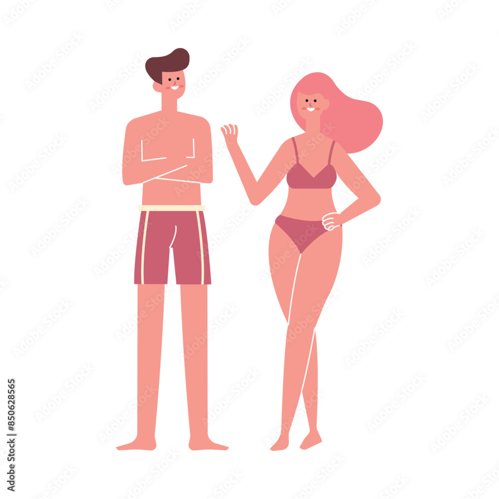 illustration of a man on holiday at the beach, a character holding a drink, flat design style illustration of a man on holiday at the beach, a character holding a drink, flat design style