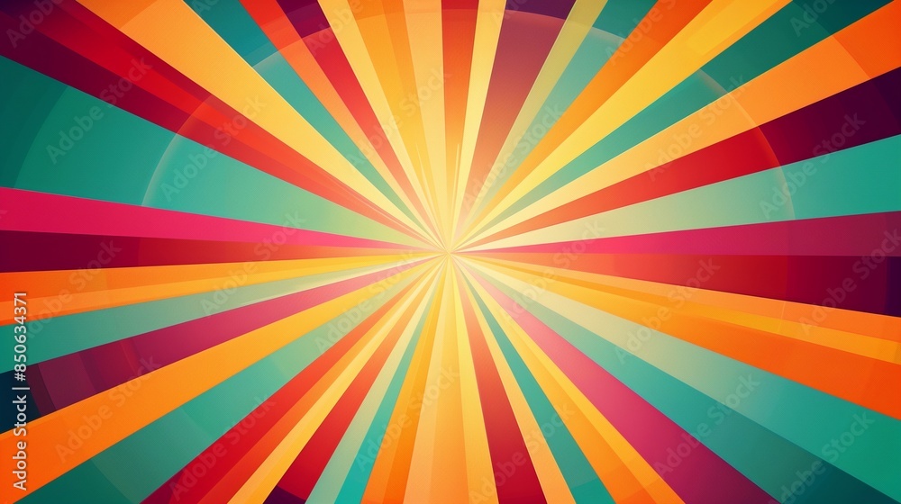retro background with rainbow retro background with rainbow