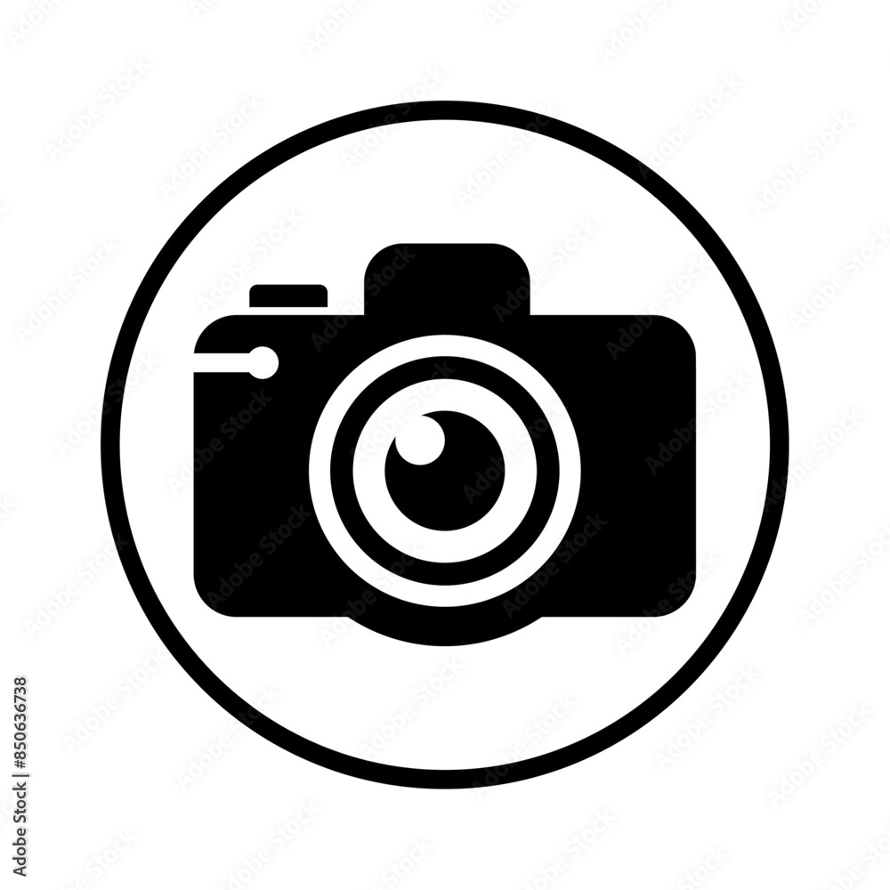 Elegant lineart photographer or videographer logo Elegant lineart photographer or videographer logo